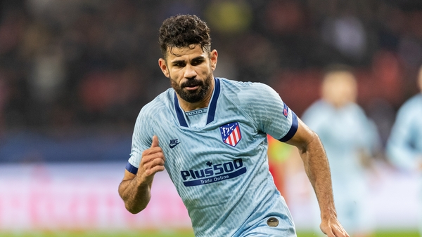 Diego Costa has tested positive for coronavirus