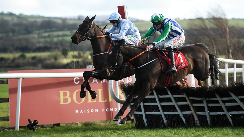 Sinoria (left) impressed in Thurles
