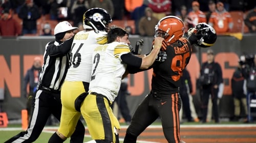 Garrett will miss at least the rest of the 2019 season due to the suspension