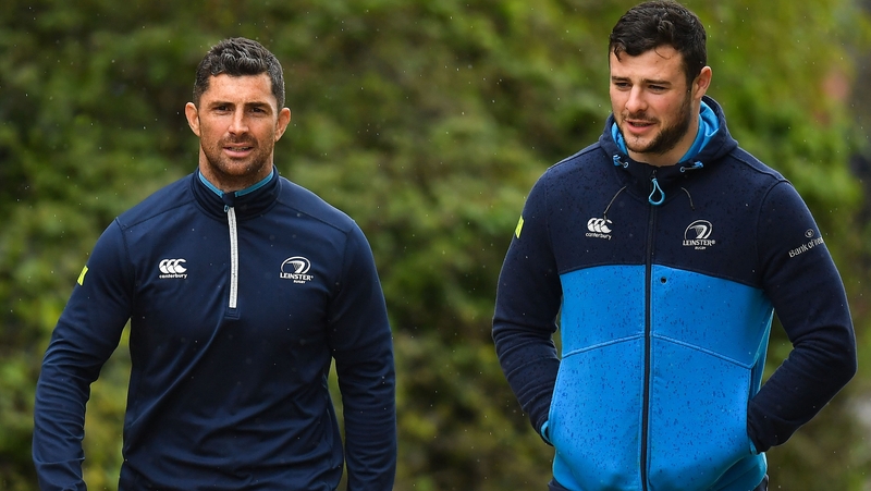 Rob Kearney (L) and Robbie Henshaw