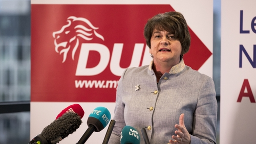Arlene Foster said 'all roads lead back to devolution'