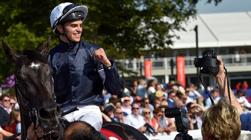 O'Brien after winning the 2018 Dubai Duty Free Irish Derby on Latrobe