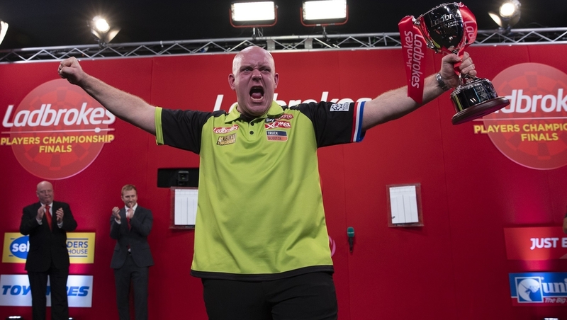 Van Gerwen had landed a nine-darter against Adrian Lewis