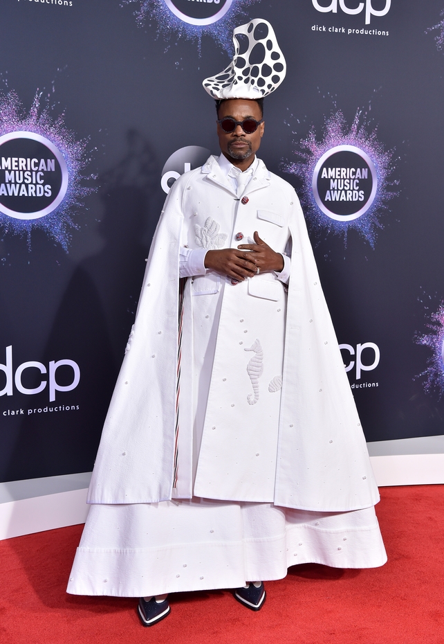 Billy Porter in Thom Browne. Photo: Getty
