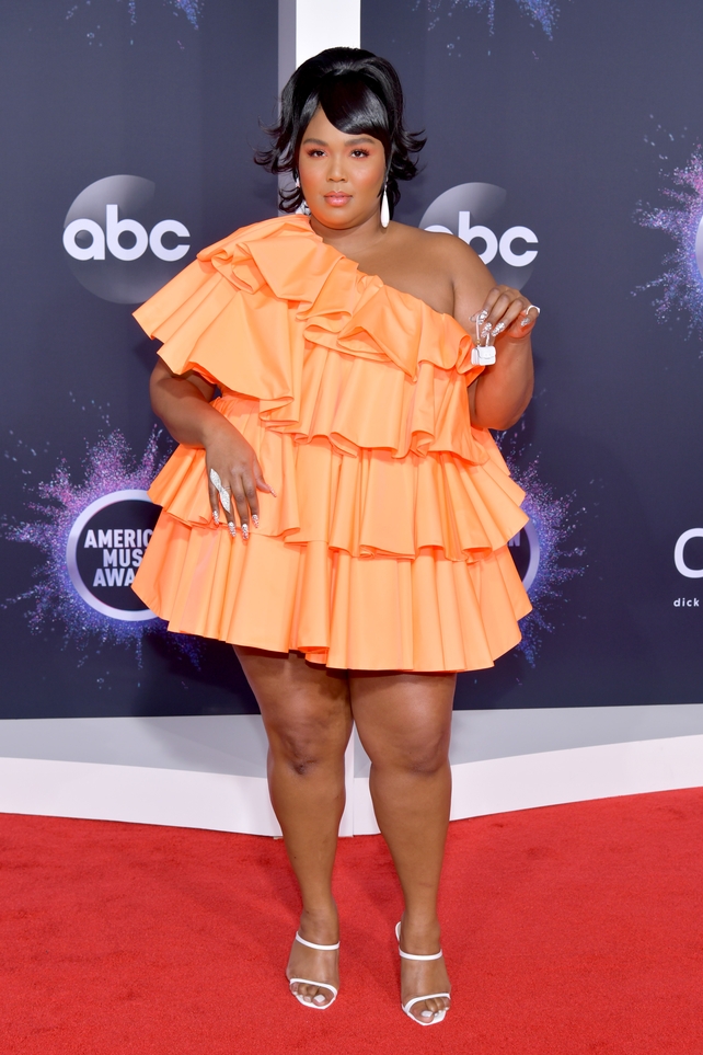 Lizzo in Valentino. Photo: Getty
