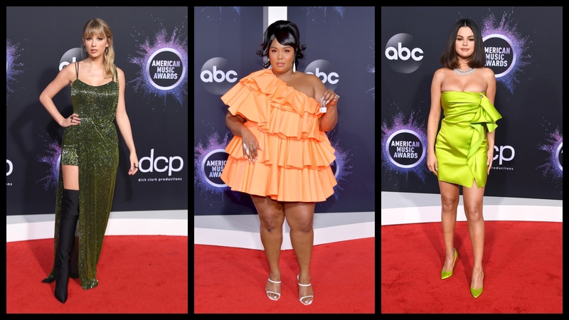 All the fashion from the AMAs.