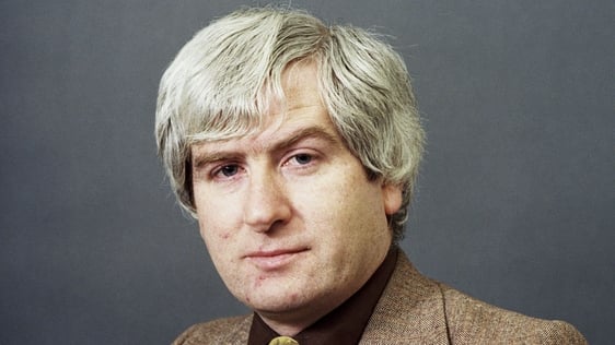Former RTÉ News reporter Pat Sweeney in April 1977.