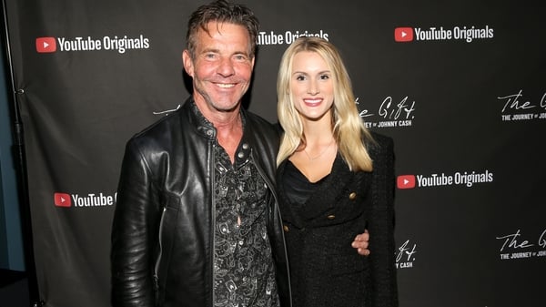 Dennis Quaid and Laura Savoie
