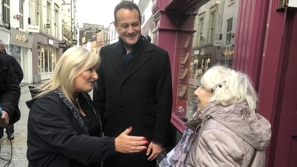 The Taoiseach and Ms Murphy tried to appeal to Wexford voters ahead of Friday's by-election