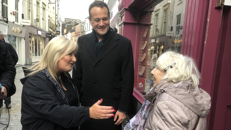 The Taoiseach and Ms Murphy tried to appeal to Wexford voters ahead of Friday's by-election