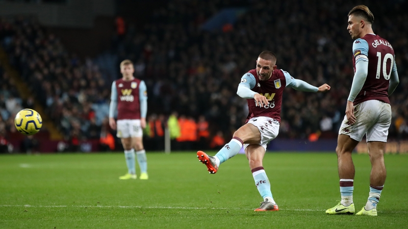 Conor Hourihane scores the opening goal