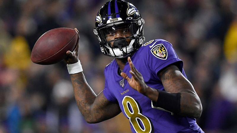 Jackson threw five touchdown passes, a career best