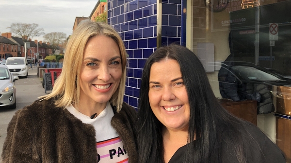 Kathryn Thomas with Claire Beakhurst