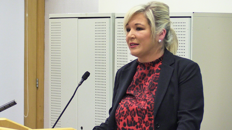 Michelle O'Neill said: 'Let's get down to business and find a positive way forward'