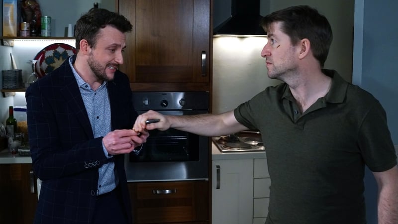 Will smashes Cristiano's phone after he traps him in the apartment