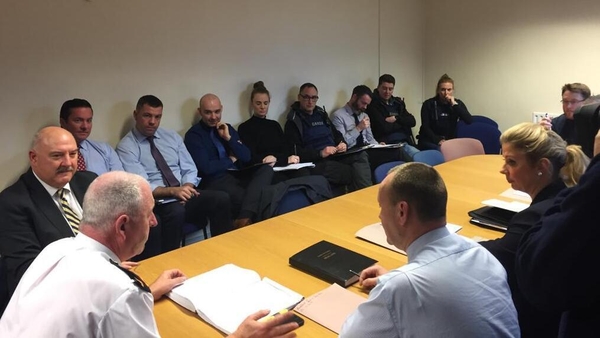 Officers investigating the murder of Eoin Boylan meet in Coolock Garda Station