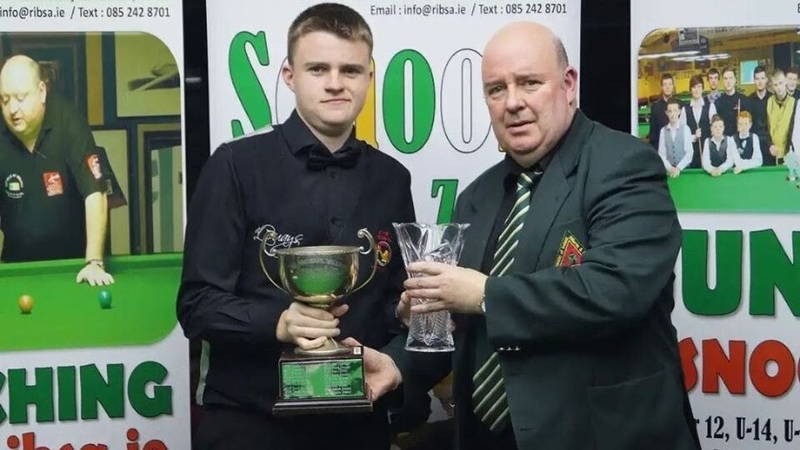 Ross Bulman (L) Pic: Cork Billiards and Snooker Association (Facebook)
