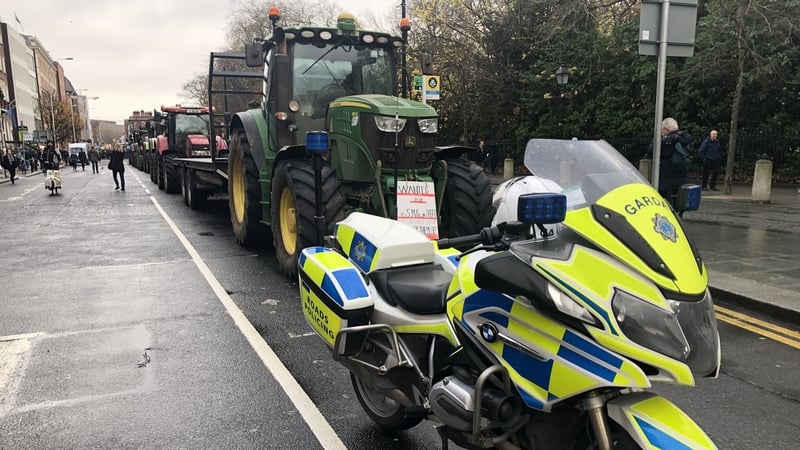 The group of farmers met Minister for Agriculture Michael Creed earlier to discuss their concerns