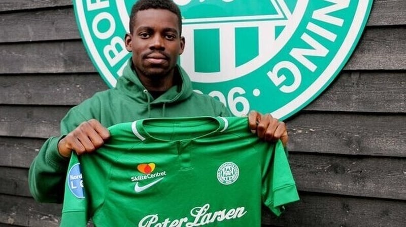 Bernio Verhagen pictured with his Viborg shirt