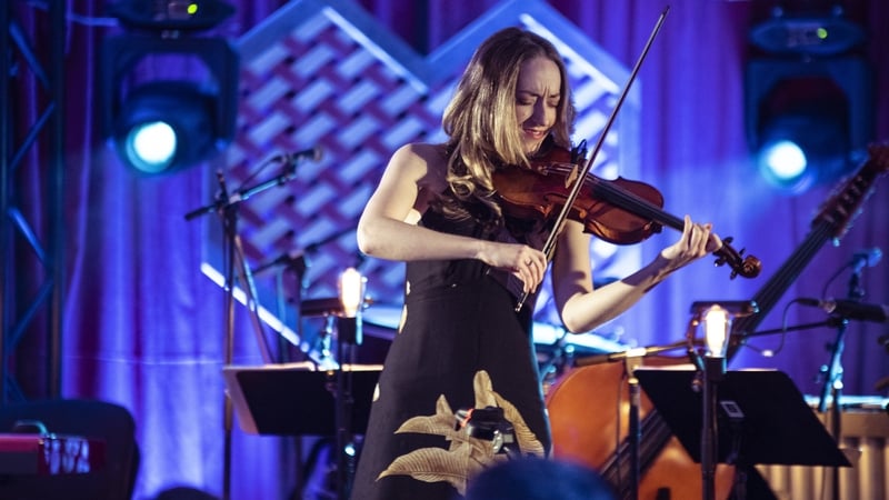 Aoife O'Brien performs at Other Voices Berlin