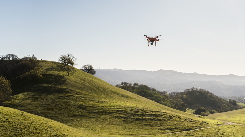 All drones weighing 1kg or more must be registered with the Irish Aviation Authority