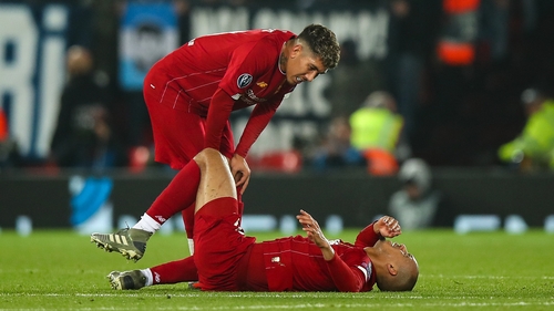 Fabinho is out until January at the earliest