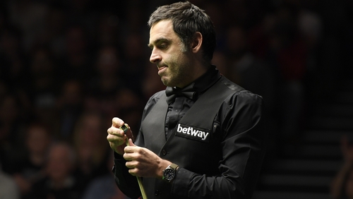 Ronnie O'Sullivan is into the third round of the UK Championship