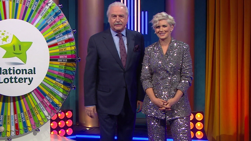 Winning Streak hosts Marty Whelan and Sinead Kennedy