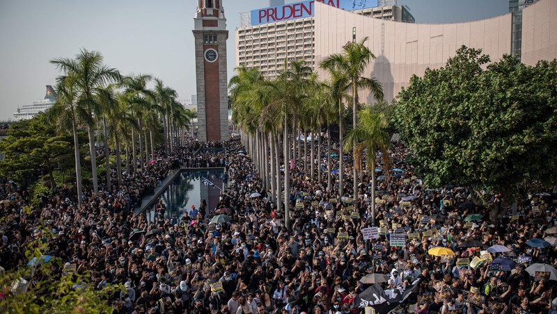 The protests come a day after police clashed briefly with demonstrators