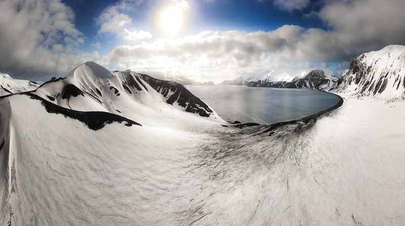 Edward Bransfield was the first person to see and chart the Antarctic coastline