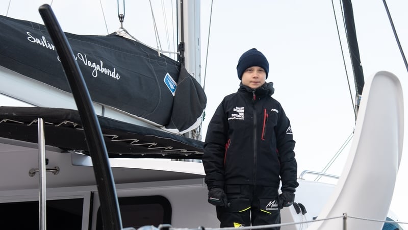 Greta Thunberg set sail from Virginia on 13 November