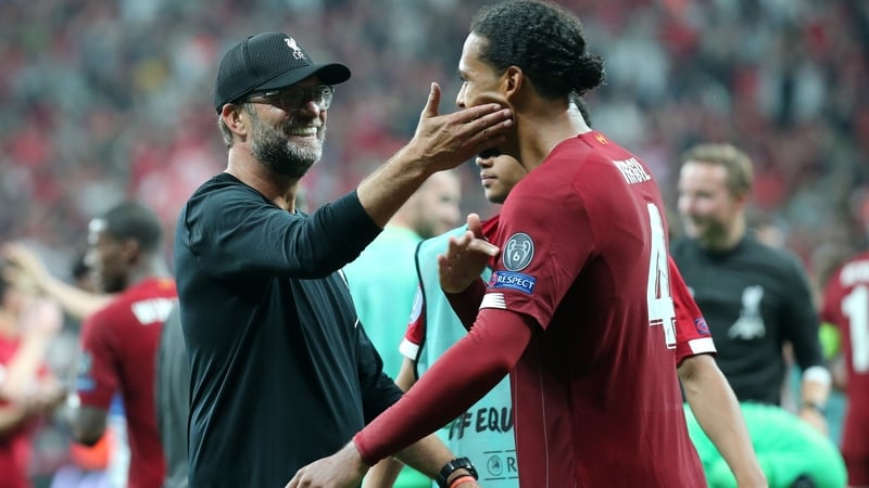 Virgil van Dijk (R) has been one of the most important players in Jurgen Klopp's successful tenure