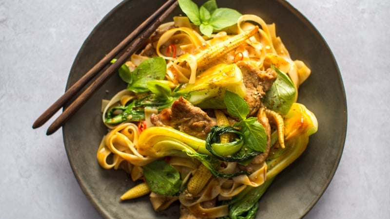 Even without the sore head, these aromatic spicy noodles will really hit the spot.