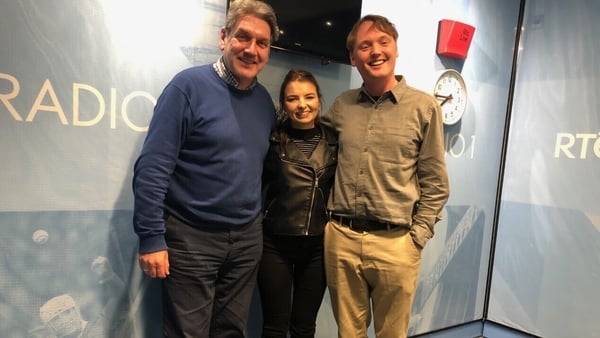 (L-R) Arena's Sean Rocks with Genevieve Hulme-Beaman and Dan Colley