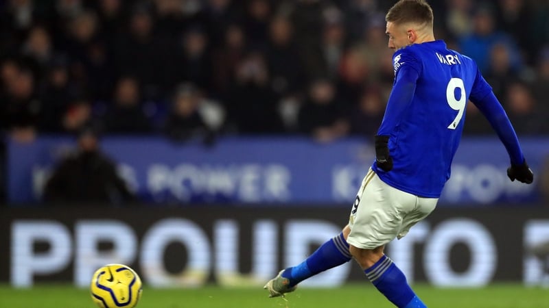 Jamie Vardy was once again the match winner for the Foxes