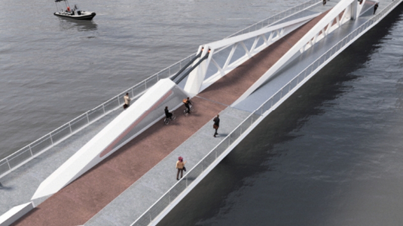 An artists impression of the Blood Stoney Bridge