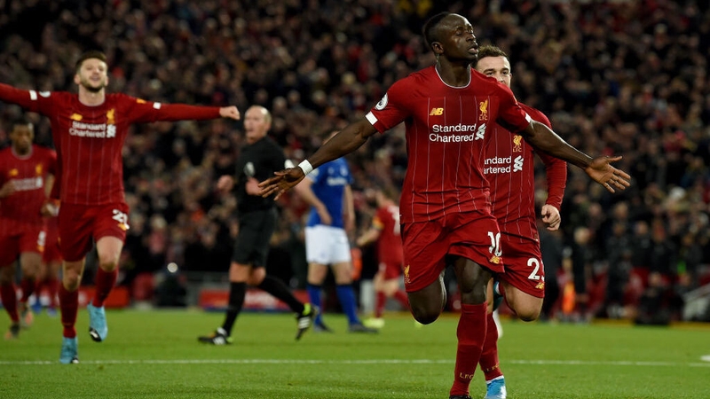 Sadio Mane was a thorn in the Everton side at Anfield