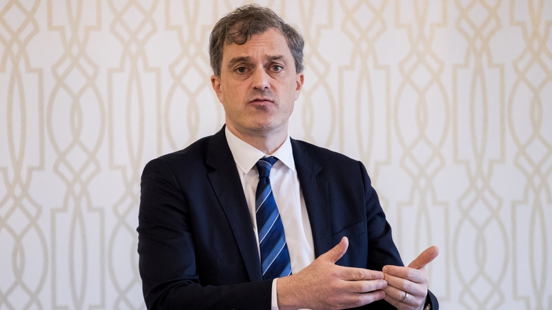 Julian Smith was in Belfast for meetings with members of the Northern Ireland Civil Service and trade unions