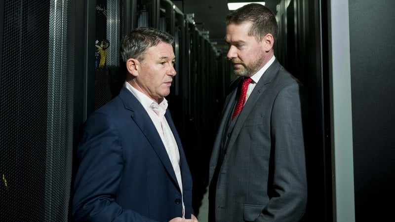 Maurice Mortell, Managing Director Ireland at Equinix and Stuart Halford, Head of Technology Services at Goodbody