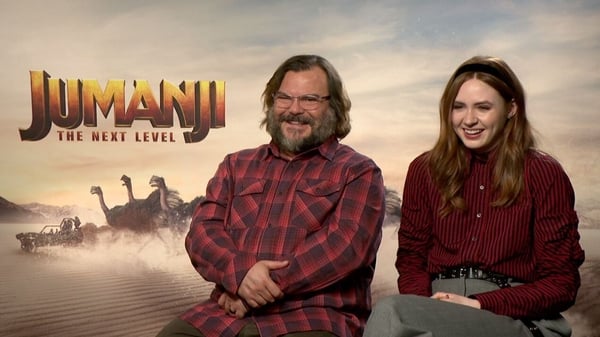 Jack Black & Karen Gillan talk Jumanji 2