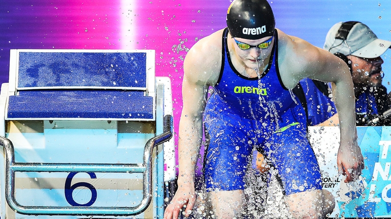 Mona McSharry set a new Irish record on her way to the final