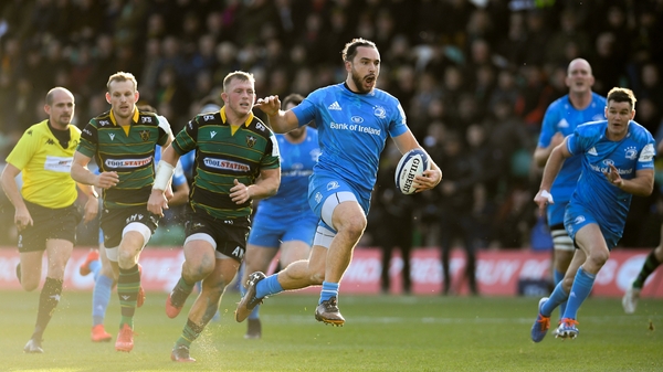 James Lowe scored Leinster's first try