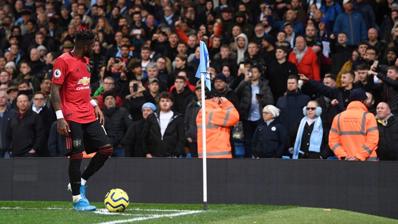 As well as allegations of racial abuse towards a United player, Fred appeared to have been hit with an object during the second half of the derby