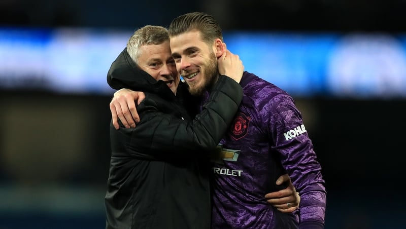 Solskjaer hailed the best performance of his reign as first-half goals from Marcus Rashford and Anthony Martial set up a 2-1 win away to City