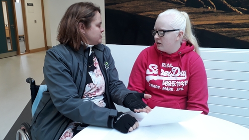 Vicky Matthew and Sara McFadden are both students at IT Sligo
