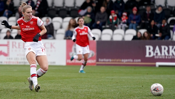 Vivianne Miedema scored on the double for Arsenal