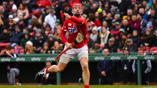 The yellow sliotar has been used in the last two stagings of the 'Fenway Classic' in Boston