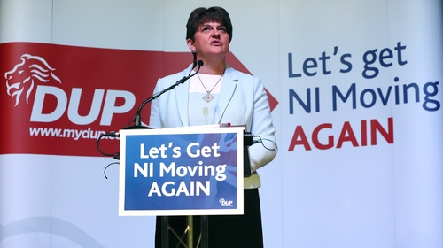 DUP leader Arlene Foster said some in the unionist community considered Boris Johnson's Brexit deal was a 'betrayal'