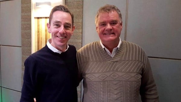 Ryan Tubridy with Dr Pádraig Ó Reachtagáin.