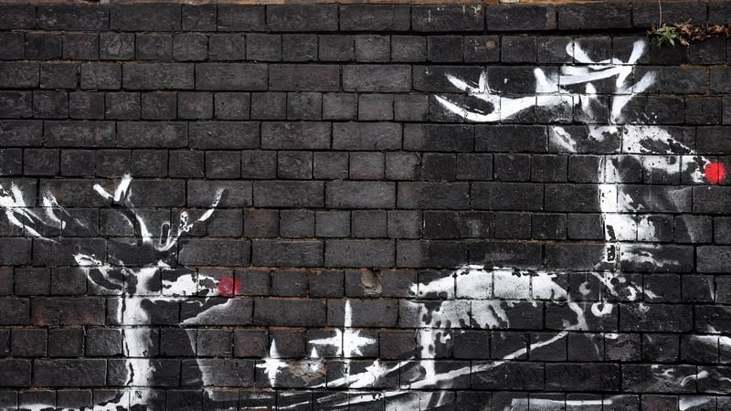 Red noses have been added to the reindeer